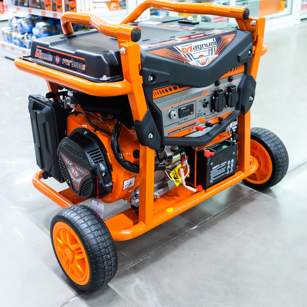 เครื่องปั่นไฟเบนซิน MAGNUM RT9500S 7500W กุญแจสตาร์ท รหัส HW-000746 (เก็บเงินปลายทาง ออกใบกำกับภาษีได้) NEW ราคา 19,350 บาท*ส่งฟรี