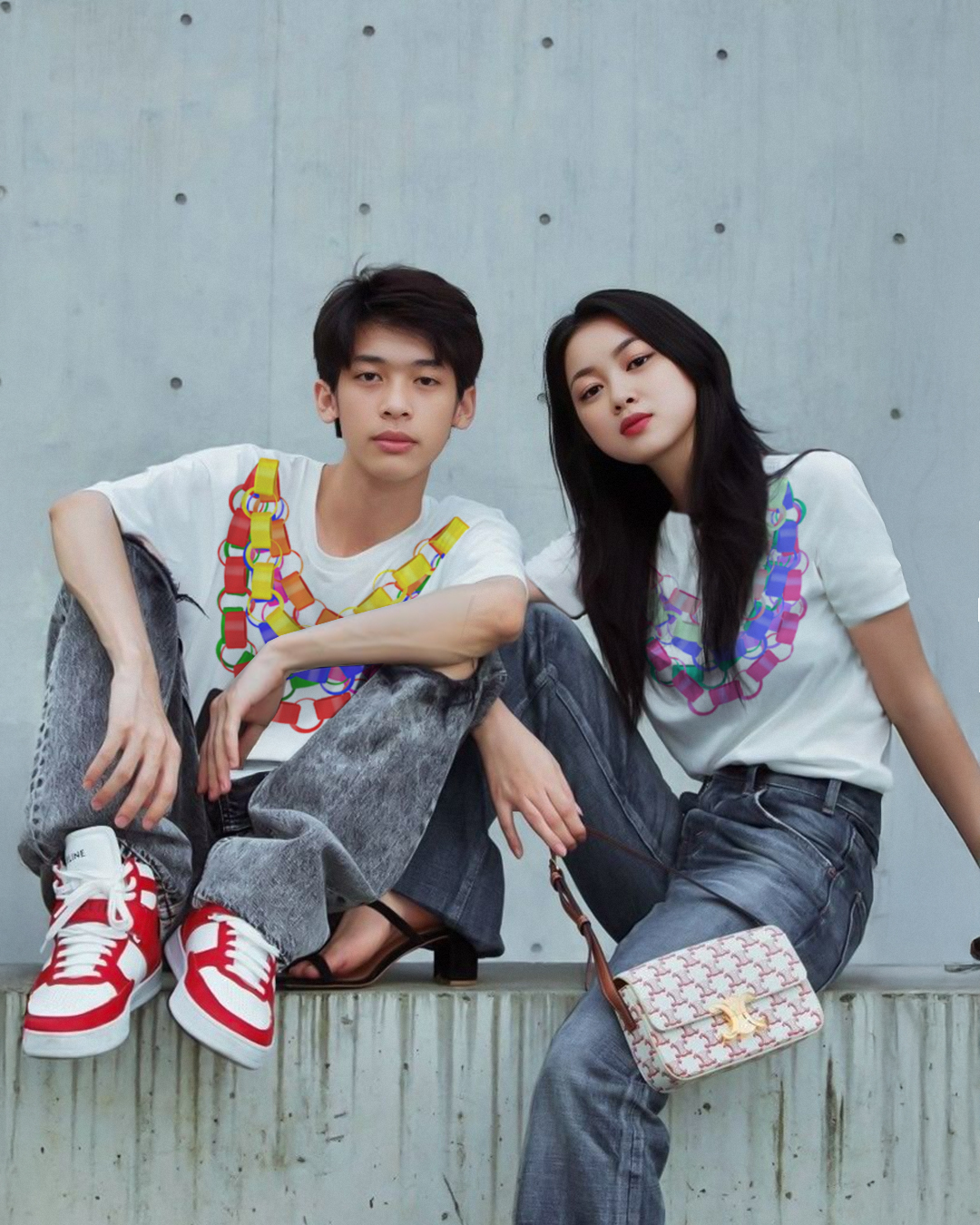 Iconic joy T-SHIRT # 20393x singer steering wheel print T-shirt Songkran shirt fashion women blouse work shirt hi-tech T-shirt men's T-shirts ราคา 890 บาท*ส่งฟรี