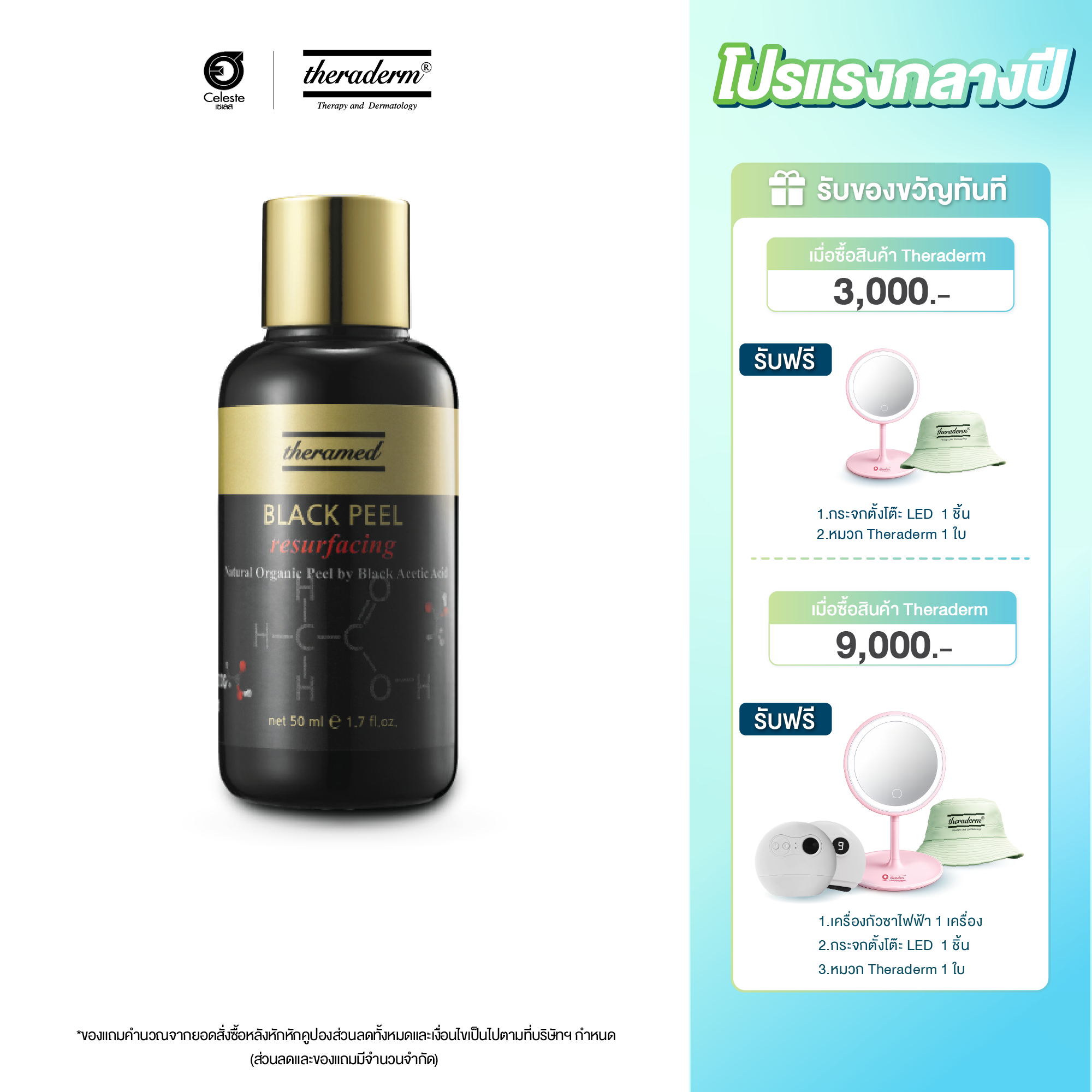 Terraderm Black Peel Clear & Resurfacing ราคา 4,900 บาท*ส่งฟรี