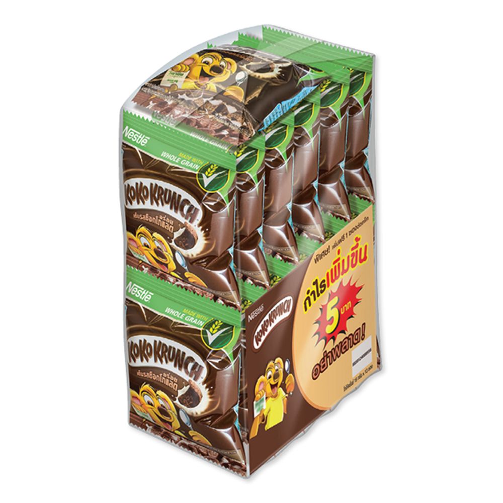 สินค้ามาใหม่! เนสท์เล่ ซีเรียล โกโก้ ครั้นช์ 15 กรัม x 12 ห่อ Nestle Cereal Koko Krunch 15 g x 12 Pouch ล็อตใหม่มาล่าสุด สินค้าสด มีเก็บเงินปลายทาง ราคา 76 บาท*ส่งฟรี