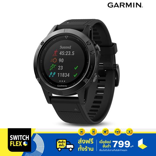  พังงา Garmin Smartwatch รุ่น fenix 5 - Sapphire Black
