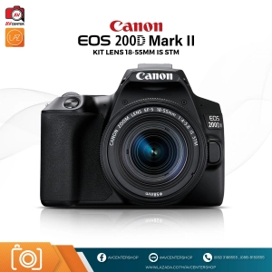 สินค้า กล้อง Canon EOS 200D MKII 18-55 is stm ( รับประกัน 1 ปี By AVcentershop )