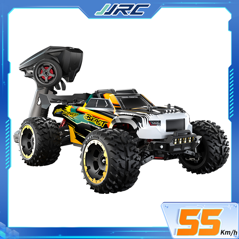 JJRC Rc Monster Truck 4Wd Scale 1:10, Fast Speed 55 Km/Hr. Body Length 43 Cm. Complete Equipment, Can Be Charged. ราคา 5,288 บาท*ส่งฟรี