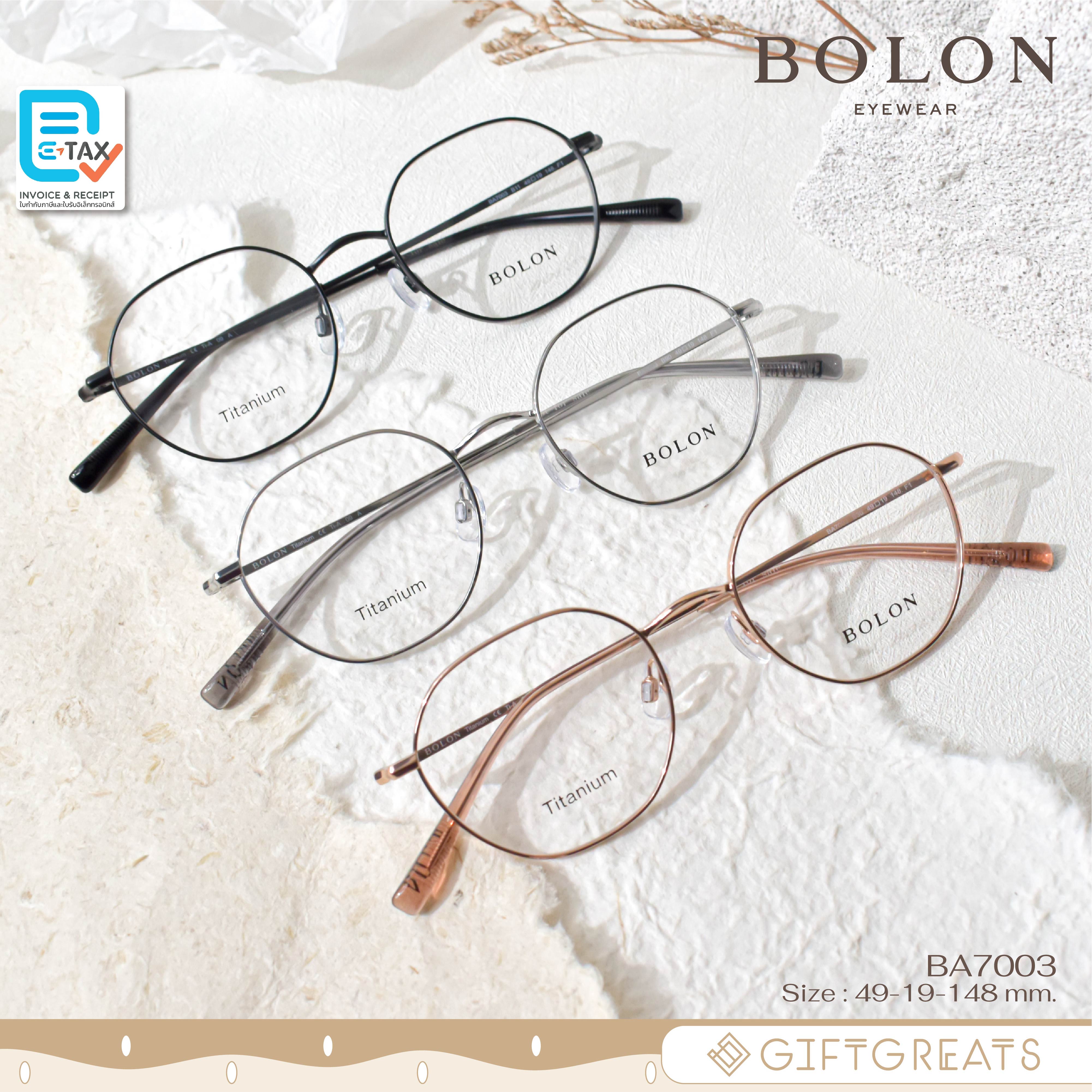 BOLON Casablanca BA7003 - FW24 Bolon Eyewear กรอบแว่นตา โบลอน giftgreats ราคา 3,900 บาท*ส่งฟรี