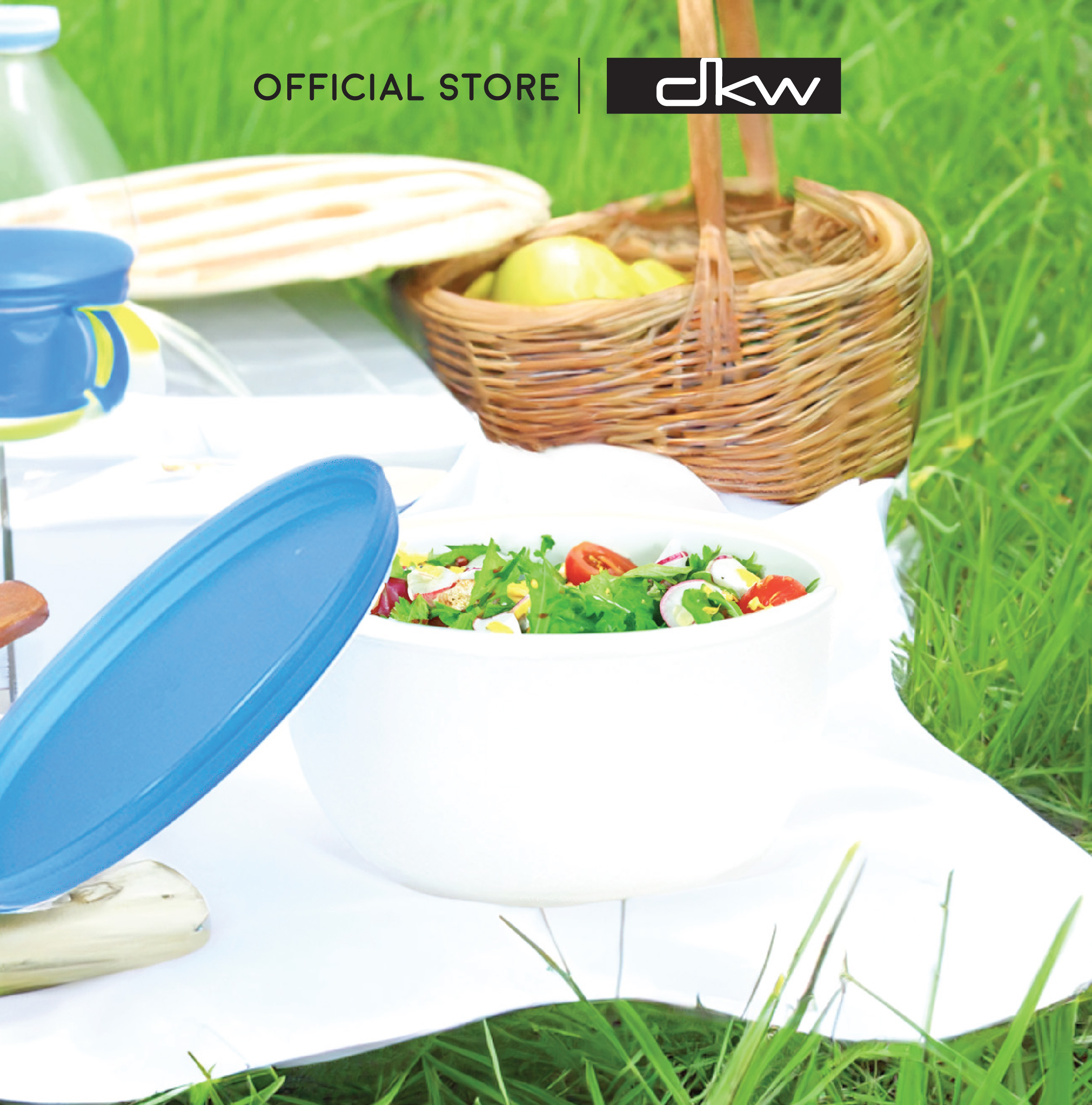 DKW HH-275-2 ชุดกล่องอาหารทรงกลม มีฝา (แพ็คคู่) อุ่นไมโครเวฟได้ Food box Food storage กล่องข้าว ราคา 95 บาท*ส่งฟรี