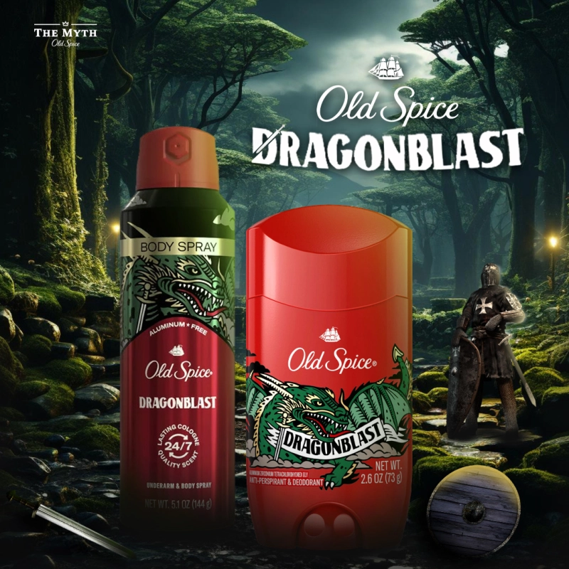 ภาพหน้าปกสินค้าOld Spice โรลออน และ สเปรย์ กลิ่น Dragonblast หอมวานิลลา นุ่มละมุน อบอุ่นน่ากอด จากร้าน Myth Old Spice บน Lazada