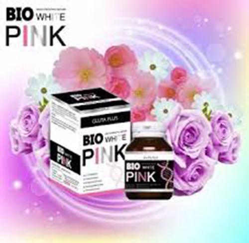 Bio White Pink Gluta Plus ไบโอ ไวท์ พิงค์ กลูต้า พลัส ผลิตภัณฑ์เสริมอาหาร ผิวขาว กระจ่างใส ไร้ริ้วรอย คืนความอ่อนเยาว์ (ขนาด 30 เม็ด / 2 กล่อง)