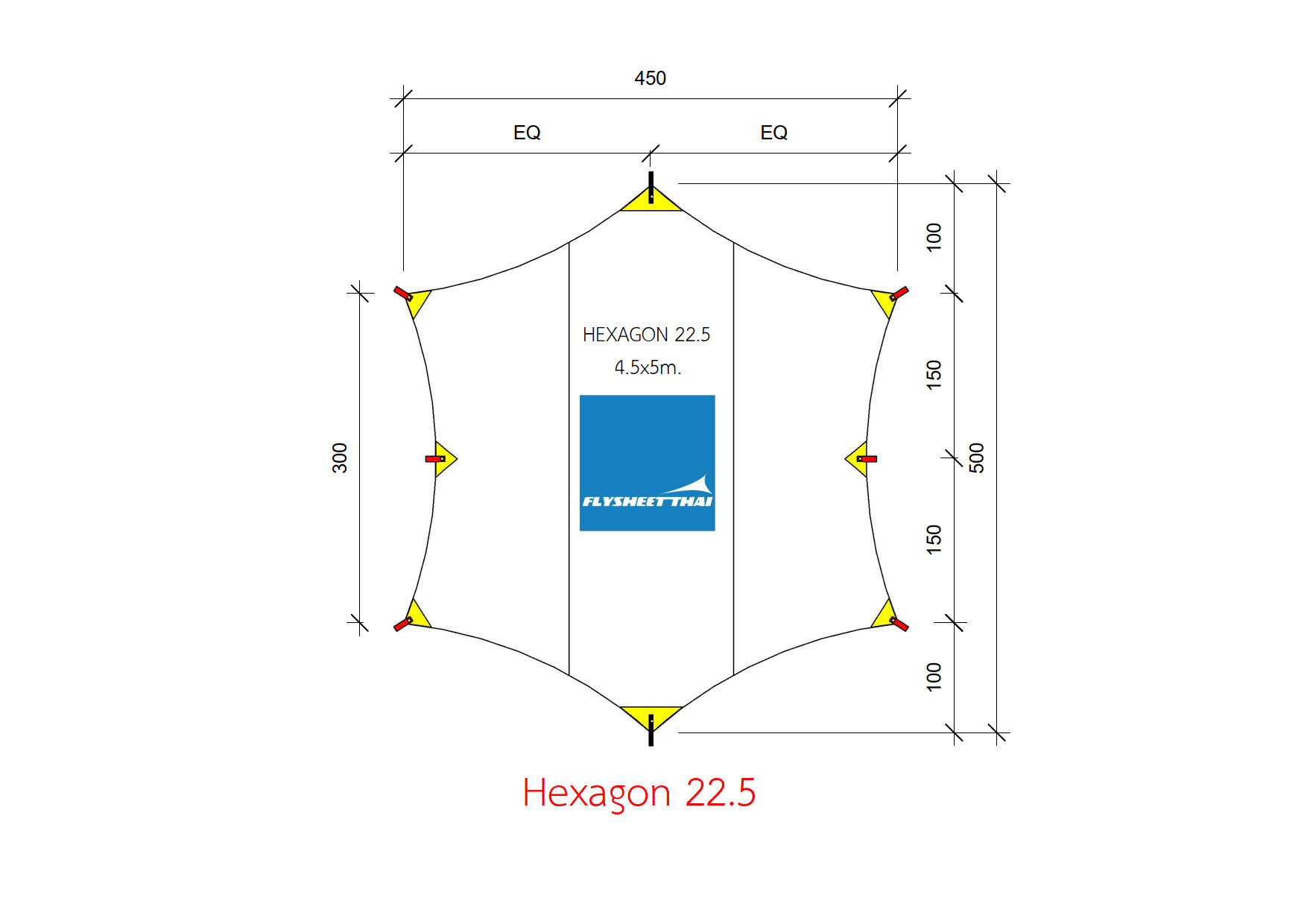 ทาร์ป 70D Sliver 4.5x5 ทรง Hexagon ราคา 2,250 บาท*ส่งฟรี