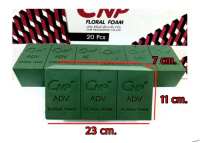 โอเอซิส CNP สำหรับปักดอกไม้สด ขายยกลัง(กล่องสีแดง) ลังละ249บาท 1ลังมี20ก้อน สั่งได้3ลังต่อออเดอร์
