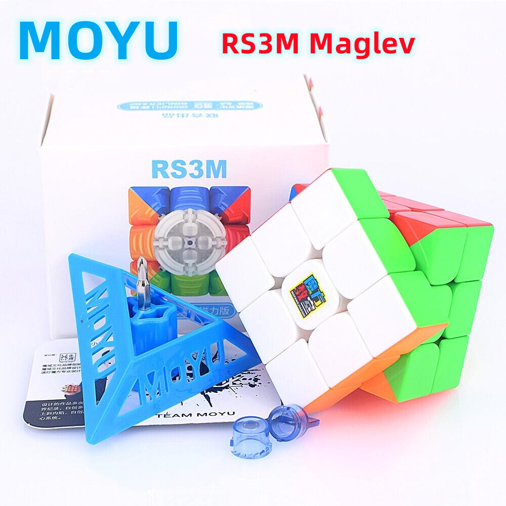 รูบิค แบบแม่เหล็ก Moyu RS3M 2020 รูบิค 3x3 แม่เหล็ก รูบิคแม่เหล็ก Moyu Meilong M รูบิค 3x3 ของแท้ รูบิคแม่เหล็กปริศนา 2x2 4x4 5x5 ของแท้100% รูบิค