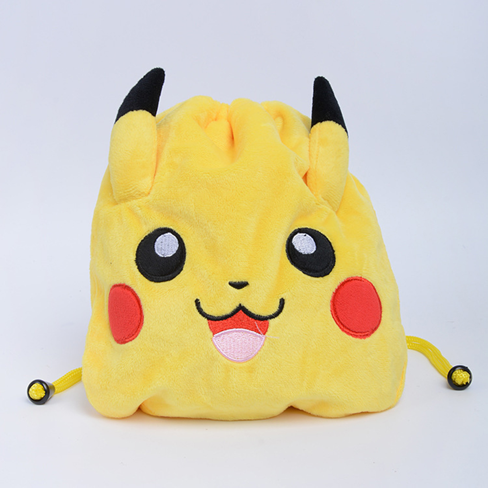 CGGUE น่ารัก1Pcs การ์ตูน Charmander Pokemon อะนิเมะกระเป๋าเก็บของ Pikachu กระเป๋าใส่เหรียญสายรัดกระเป๋า