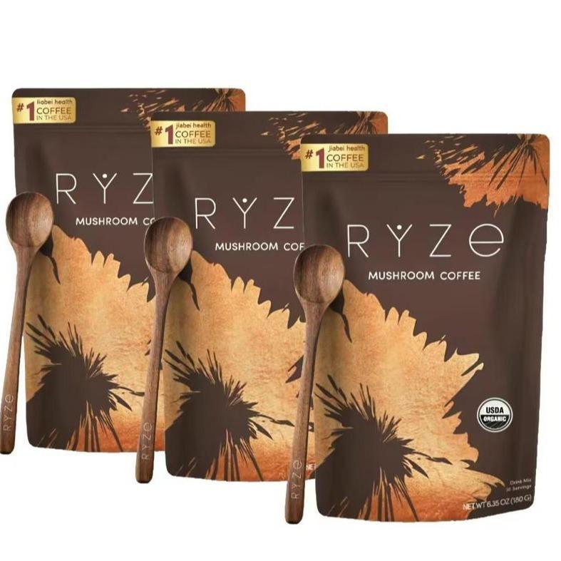ชุดเริ่มต้นกาแฟเห็ด RYZE |   กาแฟสำเร็จรูปออร์แกนิก USDA พร้อมเห็ดอะแดปโตเจนิก 6 ชนิดและน้ำมัน MCT |   60 เสิร์ฟ |   สนับสนุนพลังงาน สมาธิ การย่อยอาหาร และภูมิคุ้มกัน (หางไก่งวง, เห็ดชิตาเกะ, เห็ดหัวสิงโต)-d95129b9