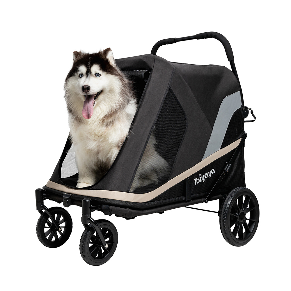 IBIYAYA รถเข็นสัตว์เลี้ยง รถเข็นสุนัข รถเข็นพับได้ รุ่น FS2380-B Grand Cruiser Large Dog รับน้ำหนักได้ 50kg ราคา 23,280 บาท*ส่งฟรี