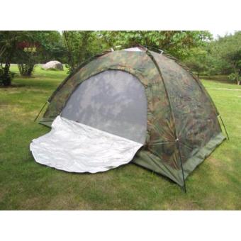 โปรสุดคุ้มๆ ซื้อ 1 แถม 1 เต็นท์สนาม เต็นท์โดม สนามเดินป่า (ลายทหาร)นอนได้ 2-3 คน ขนาด 2x1.5 เมตร