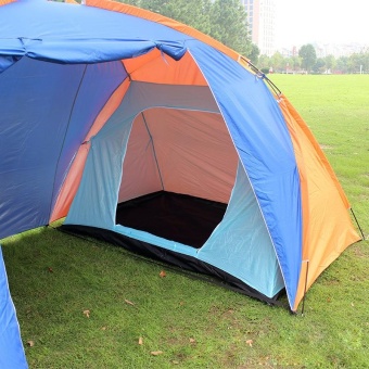 5-8 Person Camping Tent Family Shelter Dome Canvas Hiking 2 Rooms Waterproof - intl