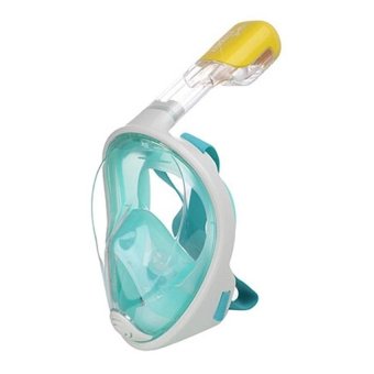 ประเทศไทย Alphasport Super snorke หน้ากากดำน้ำ ไม่ต้องคาบท่อหายใจ รุ่น DP01 ( สีเขียว )