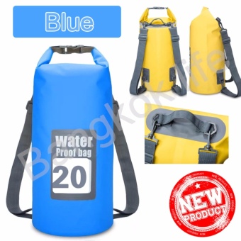 ราคา Bangkok life กระเป๋ากันน้ำ ถุงกันน้ำ ถุงทะเล Waterproof Bag ความจุ 20 ลิตร กระเป๋า กระเป๋าสะพาย กระเป๋าเป้สะพายหลัง