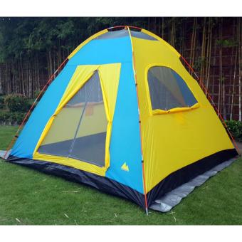 CAMPING IN TH เต็นท์ JUNGLE 5 ขนาด 270x270x200 ซม.(สีฟ้า+เหลือง)