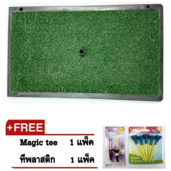2561 CK GOLF พรมซ้อมไดร์ฟ พรมสนามกอล์ฟ 30x50 cm. (แถม Magictee+ทีพลาสติก) รุ่น GSM-02