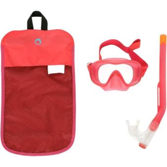 ซื้อ/ขาย ชุดหน้ากากดำน้ำและท่อหายใจสำหรับเด็ก (สีชมพู Coral Pink)