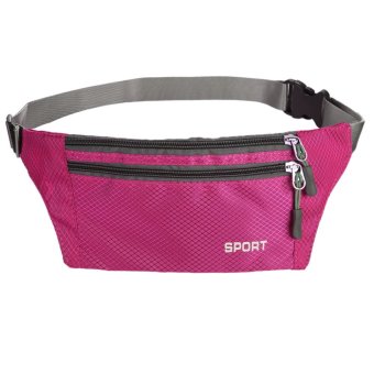 Cyber Unisex Waterproof Running Belt Fanny Pack Waist Pouch Outdoor Sport Camping Hiking Zip Bag (Green)