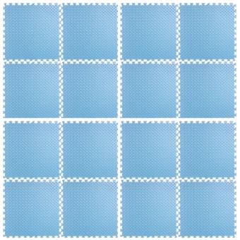 ซื้อ/ขาย แผ่นรองกันกระแทก EVA 60*60*1.2 มี 16 แผ่นต่อชุด สีฟ้า ฟ้า พื้นที่ 2.4*2.4