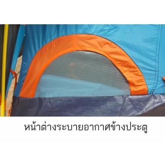 Field and Camping สนามเดินป่า เต็นท์ Terrace III MAP ขนาด 210x(210+150)x170 ซม. สีเขียวขี้ม้า-เขียวมะนาว