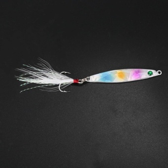 ราคา Fishing Hooks Slice Lead Fish Bait Culter Alburnus Tackle 5 Color Fishing Alloy - intl