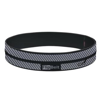 FlipBelt Reflective PT Belt - Black - M สายรัดเอว กระเป๋าคาดเอว ออกกำลังกาย