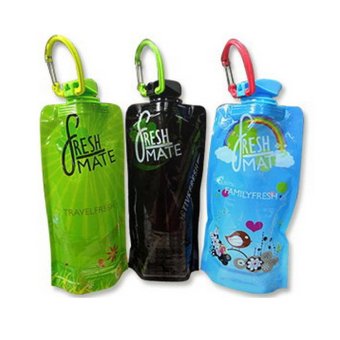 ราคา fresh MATE ขวดน้ำพับได้ Active Fresh (สีดำ)+Family Fresh (สีฟ้า)+Travel Fresh (สีเขียว) 650 ml.