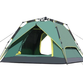 Generic Outdoor Tent 3-4 Person CampingHiking Tents With CarryBag - intl