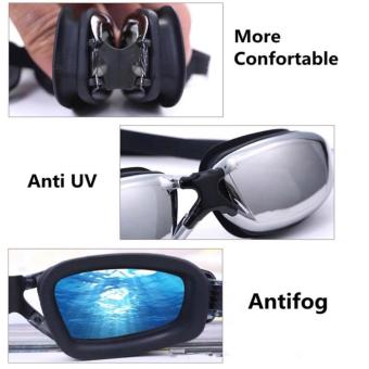 Hayashi แว่นตาสำหรับว่ายน้ำถนอมสายตา ป้องกันแสงแดด UV Swimmingglasses / Goggle (สีดำ) July 2018 - 3 Hayashi แว่นตาสำหรับว่ายน้ำถนอมสายตา ป้องกันแสงแดด UV Swimmingglasses / Goggle (สีดำ) - 3