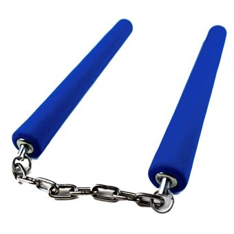 Kinglion Sport กระบองสองท่อนโฟมสำหรับผู้ใหญ่ กระบอง2ท่อนสีน้ำเงิน Blue Foam Nunchaku/Nunchucks Martial Arts Training Equipment (150G/25MM) Kinglion Sport กระบองสองท่อนโฟมสำหรับผู้ใหญ่ กระบอง2ท่อนสีน้ำเงิน Blue Foam Nunchaku/Nunchucks Martial Arts Training Equipment (150G/25MM)