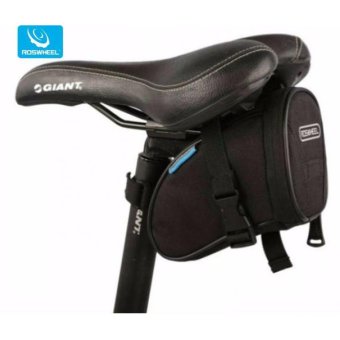 MATTEO กระเป๋าติดจักรยาน Roswheel แบบใต้เบาะ สีดำสุขุม Saddle Bag MATTEO กระเป๋าติดจักรยาน Roswheel แบบใต้เบาะ สีดำสุขุม Saddle Bag