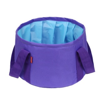 DJSHOP กระเป๋าใส่น้ำ พับเก็บได้ ขนาด 15L(สีม่วง VIOLET) DJSHOP กระเป๋าใส่น้ำ พับเก็บได้ ขนาด 15L(สีม่วง VIOLET)