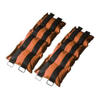 ถุงทราย ถ่วงน้ำหนัก ข้อเท้า ข้อมือ 5LB (2.5 kg) (สีส้ม) 1 คู่ / wrist weight sandbag ถุงทราย ถ่วงน้ำหนัก ข้อเท้า ข้อมือ 5LB (2.5 kg) (สีส้ม) 1 คู่ / wrist weight sandbag