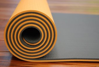 Sappaya Yoga Mat เสื่อโยคะ 2 Layers หนา 8 mm - สีส้ม Sappaya Yoga Mat เสื่อโยคะ 2 Layers หนา 8 mm - สีส้ม