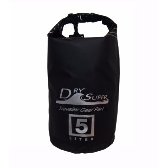 Dry Super กระเป๋ากันน้ำ ถุงกันน้ำ Waterproof Bag รุ่น Normal แบบทึบ ความจุ 5 Liter (สีดำ) Dry Super กระเป๋ากันน้ำ ถุงกันน้ำ Waterproof Bag รุ่น Normal แบบทึบ ความจุ 5 Liter (สีดำ)