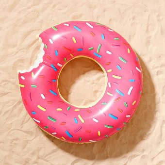 Donut Pool Float ห่วงยาง โดนัท 1.2 เมตร (Pink) Donut Pool Float ห่วงยาง โดนัท 1.2 เมตร (Pink)