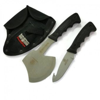 Smith Wesson SW Knives Bullseye Hatchet Knife Combo ขวาน+มีดเดินป่าแคมป์ปิ้ง พร้อมซองเก็บแบบร้อยเข็มขัด Smith Wesson SW Knives Bullseye Hatchet Knife Combo ขวาน+มีดเดินป่าแคมป์ปิ้ง พร้อมซองเก็บแบบร้อยเข็มขัด
