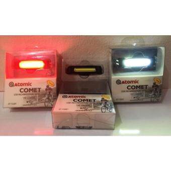 Cbike ไฟ 2สี Atomic COMET usb 150 LUMENS (รุ่นไฟท้ายสีแดง) Cbike ไฟ 2สี Atomic COMET usb 150 LUMENS (รุ่นไฟท้ายสีแดง)