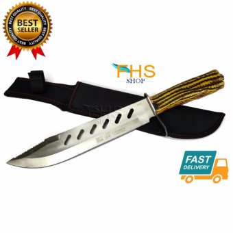 FHS COLUMBIA KNIVES XF01 มีดเดินป่าขนาดใหญ่ ขนาดใบรวมด้าม 38 cm. ด้ามจับลายเขากวางสวยงาม FHS COLUMBIA KNIVES XF01 มีดเดินป่าขนาดใหญ่ ขนาดใบรวมด้าม 38 cm. ด้ามจับลายเขากวางสวยงาม