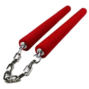 Kinglion Sport KIDS กระบองสองท่อนโฟมสำหรับเด็ก กระบอง2ท่อนสีแดง Red Kids Foam Nunchaku/Nunchucks Martial Arts Training Equipment (130G/25MM) Kinglion Sport KIDS กระบองสองท่อนโฟมสำหรับเด็ก กระบอง2ท่อนสีแดง Red Kids Foam Nunchaku/Nunchucks Martial Arts Training Equipment (130G/25MM)