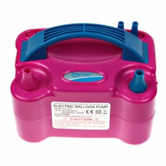 Stermay HT-501 ที่เป่าลูกโป่ง เครื่องสูบลูกโป่งไฟฟ้า แบบ 2 หัว สีชมพู Stermay HT-501 ที่เป่าลูกโป่ง เครื่องสูบลูกโป่งไฟฟ้า แบบ 2 หัว สีชมพู