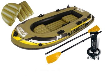 Fishman เรือยางสูบลม 3 ที่นั่ง รุ่น F300 ( สีเขียวมะกอก ) Fishman เรือยางสูบลม 3 ที่นั่ง รุ่น F300 ( สีเขียวมะกอก )