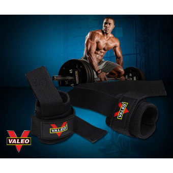 Elit VALEO สแตรปส์รัดข้อมือยกน้ำหนัก Power Lifting strap (2pcs) Elit VALEO สแตรปส์รัดข้อมือยกน้ำหนัก Power Lifting strap (2pcs)