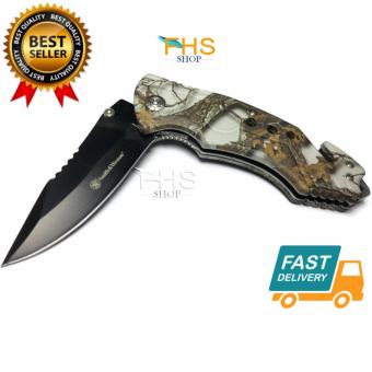 FHS SUPER KNIFE survivor มีดพับเอนกประสงค์ พร้อมใบตัดเข็มขัดและทุบกระจกฉุกเฉิน FHS SUPER KNIFE survivor มีดพับเอนกประสงค์ พร้อมใบตัดเข็มขัดและทุบกระจกฉุกเฉิน