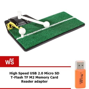 Elit พรมฝึกซ้อมตีลูกกอล์ฟจริง 3 in 1 - สีเขียว แถมฟรี SD Card Reader Elit พรมฝึกซ้อมตีลูกกอล์ฟจริง 3 in 1 - สีเขียว แถมฟรี SD Card Reader