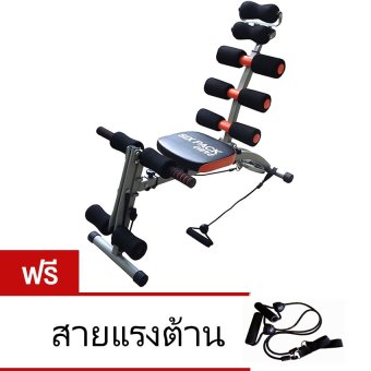 Six Pack Care เครื่องบริหารหน้าท้อง เก้าอี้ซิทอัพ ม้าเล่นหน้าท้อง สปริง 6 เส้น Sit Up Bench (สีดำ/สีส้ม) Six Pack Care เครื่องบริหารหน้าท้อง เก้าอี้ซิทอัพ ม้าเล่นหน้าท้อง สปริง 6 เส้น Sit Up Bench (สีดำ/สีส้ม)