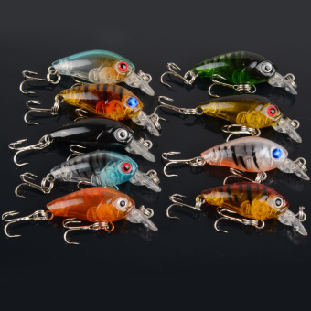 ลาน Fancytoy 9ชิ้นพลาสติก crankbait เหวี่ยงเหยื่อตกปลาเหยื่อปลากะพง 4.5ซม/4กรัม ลาน Fancytoy 9ชิ้นพลาสติก crankbait เหวี่ยงเหยื่อตกปลาเหยื่อปลากะพง 4.5ซม/4กรัม